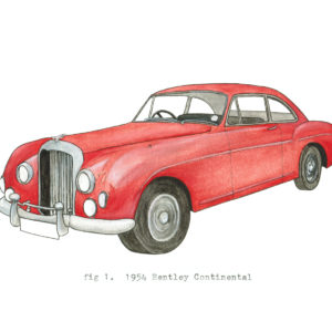 fig 1. 1954 Bentley Continental